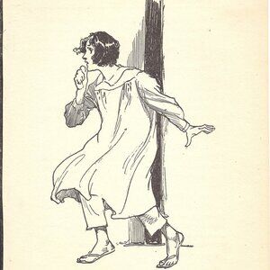 John R, Neill - 1915 The Scarecrow of OZ - Full Page Print #16